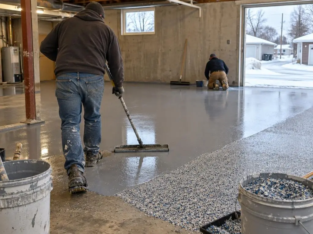 Basement Floor Epoxy in Waterloo, IA